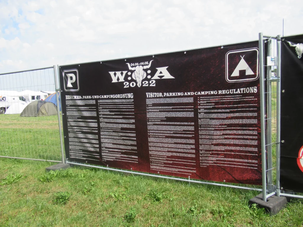 normas de la acampada de wacken